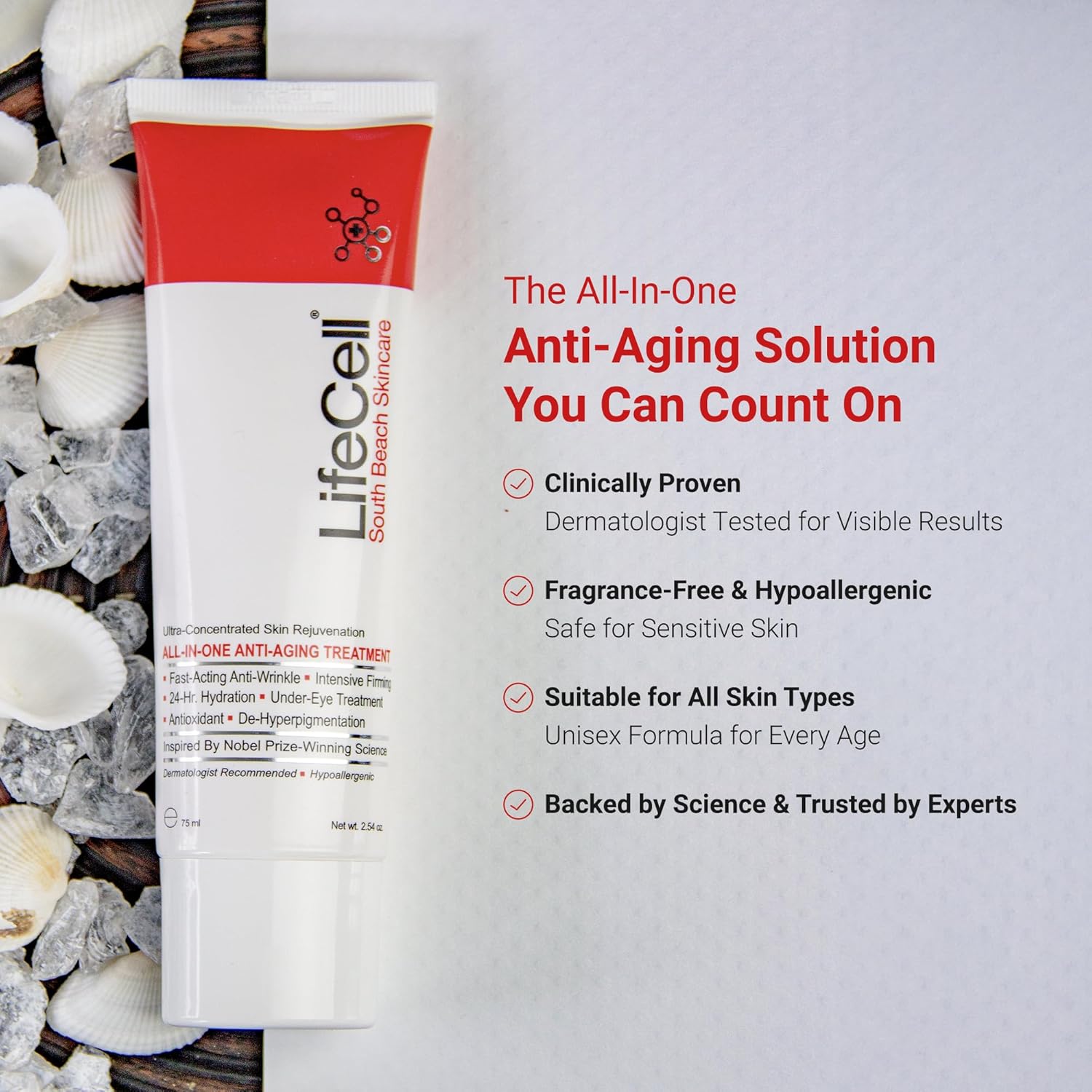 LifeCell® Skin – All In One Anti-Aging Treatment (2.54 oz / 75 ml)